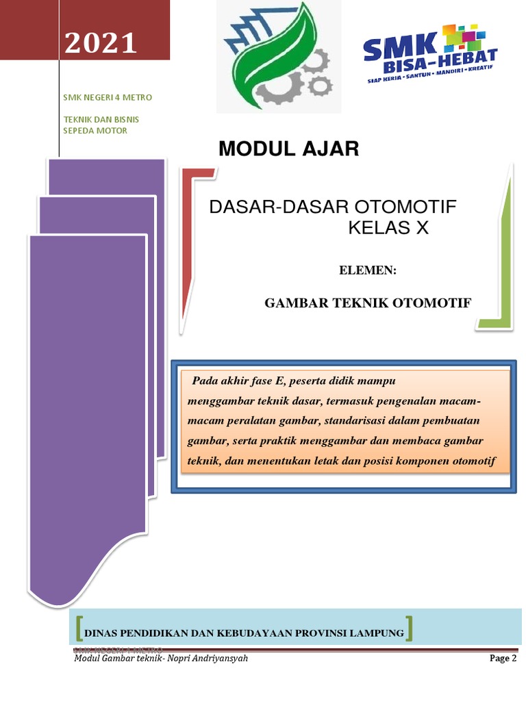 Modul Gambar Teknik Otomotif Pdf
