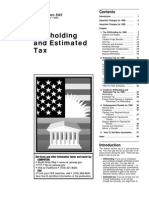 US Internal Revenue Service: p505--1998