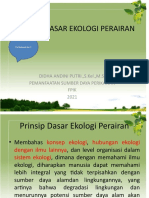 Ekologi Perairan Ii. Prinsip Dasar Ekologi