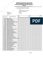 Daftar Peminjaman Kelas X