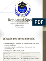 Reported Speech 1