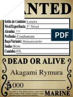 Ficha de Personagem Akagami