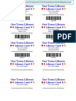 Library Cards