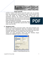 Pengertian dan Perintah Dasar AutoCAD