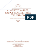 Conflicto entre narcos, paramilitares y el Estado en México