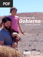 Programa de Gobierno, candidato presidencial Gabriel Boric Font, Chile, noviembre 2021.