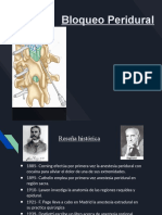 Bloqueo Peridural: Reseña histórica, definición, indicaciones, contraindicaciones y anatomía