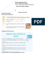 Hoja de Tarea Diaria Lenguaje y Estudios Sociales