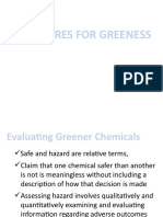 Measures For Greeness