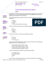 Lavender International NDT LTD: Page 1 of 4 Lavender International: Magnetic Particle Assessments: Module 6-1