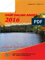 Kabupaten Dairi Dalam Angka 2016