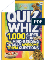 Kids Quiz Whiz 1000 Super Fun Mind Bending Questions National Geographic Kids