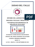 Informe Laboratorio N°3 - Centrifugacion Diferencial - Flores Reyes Evans