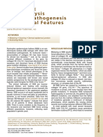 Dystrophic Epidermolysis Bullosa:Pathogenesis Andclinicalfeatures