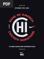 Nike Chicago Marathon 2021 Training Plan - Final