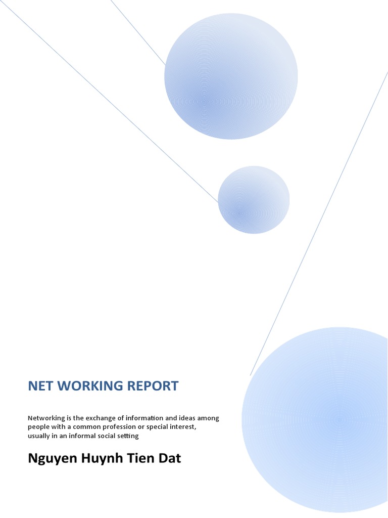 Networking Infrastructure Report Overview | PDF | Computer Network ...