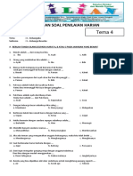 Soal Tematik Kelas 1 SD Tema 4 Keluargaku Subtema 3 Keluarga Besarku Dan Kunci Jawaban