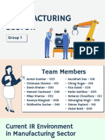 Industrial Relations - Manufacturing - Group 1