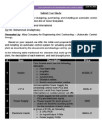 Cost Study