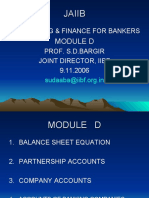 Accounting and Finance Mod D