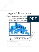 Analyzing Socio-Economic Issues Impacting Filipino Entrepreneurs