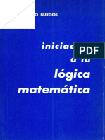 Iniciacion a La Logica Matematica