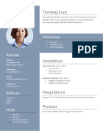 Contoh Resume Modern