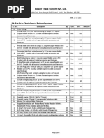 Rate List - Residential