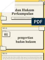 Pengertian Badan Hukum Perkumpulan