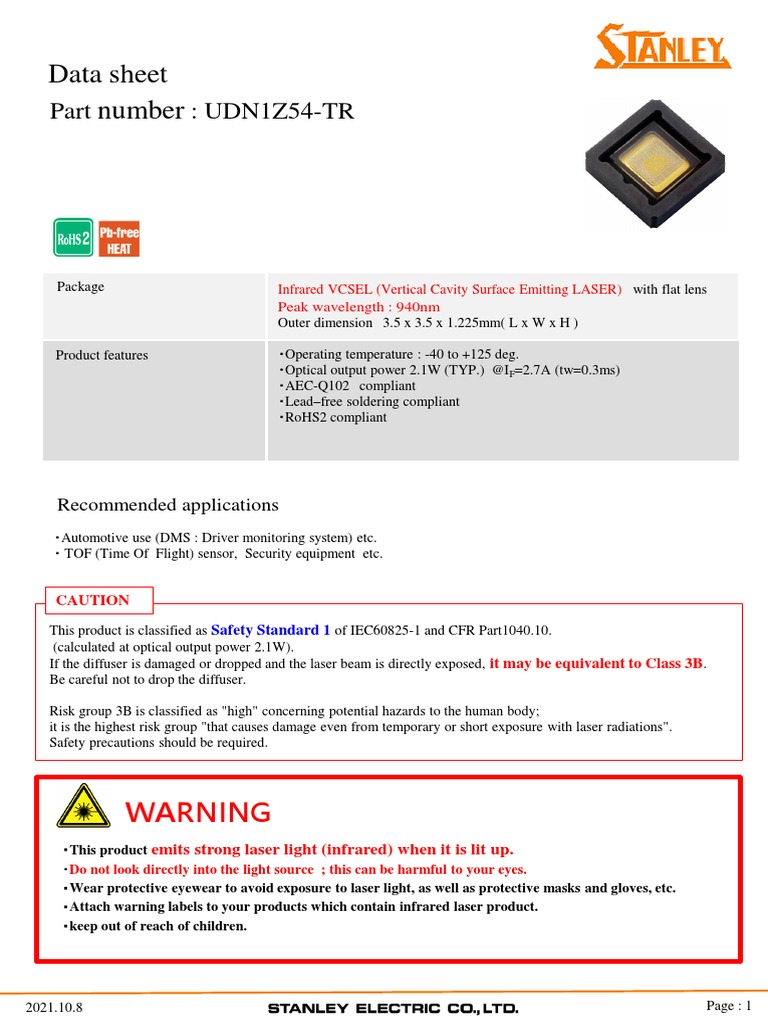 Data Sheet Number:: UDN1Z54-TR | PDF | Printed Circuit Board | Soldering