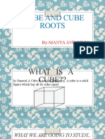 Manya and Divya Cube and Cube Roots
