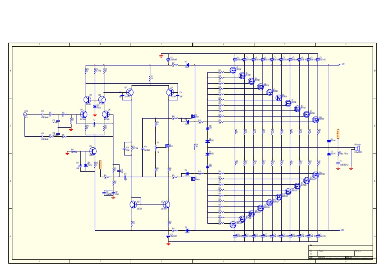1kw Rms Mosfet Amplifier | PDF