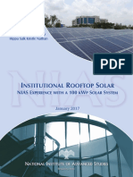 Institutional Rooftop Solar NIAS Experie