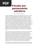 Pecado por pensamento adultério