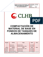 Compactación de material base tanques