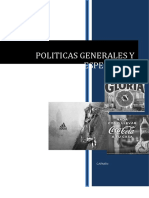Politicas Generales y Especificas