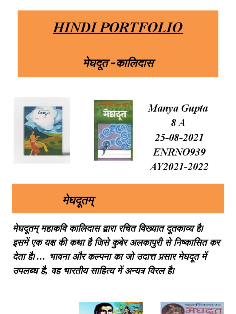 Hindi Portfolio 8 PDF