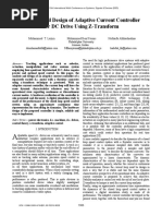 Analysis and Design of Adaptive Current Controller For DC Drive Using Z-Transform