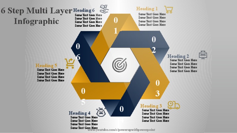 PowerPoint Multi-Layer Infographic Guide | PDF