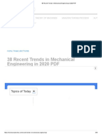 38 Recent Trends in Mechanical Engineering in 2020 PDF
