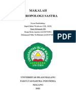 MAKALAH Antropologi SASTRA