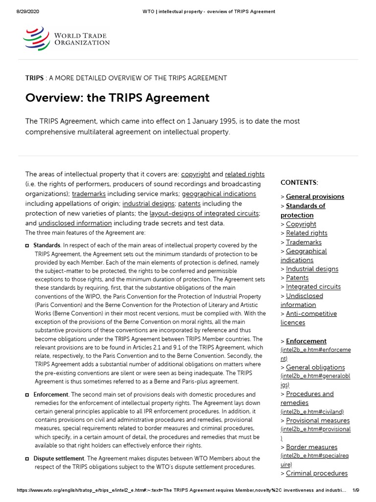 wto-intellectual-property-overview-of-trips-agreement-pdf-trips