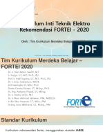 Kurikulum Inti Teknik Elektro - Rekomendari FORTEI 2020