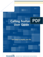 Calling Features User Guide: Get Ready To Simplify Your Life