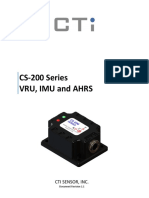 CS-200 Series Vru, Imu and Ahrs: Cti Sensor, Inc