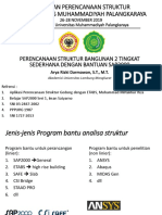 1 Perencanaan Bangunan 2 Tingkat Sederhana Dengan SAP 2000 PDF