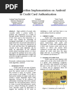 Luhn Algorithm Implementation On Android in Credit Card Authentication