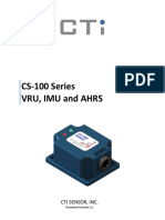 CS-100 Series Vru, Imu and Ahrs: Cti Sensor, Inc