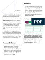 Consumer Preferences: ENT 112 Microeconomics UNIT III: Consumer Behavior Market Baskets