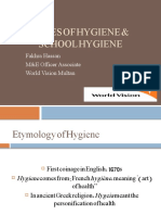 Types of Hygiene & School Hygiene